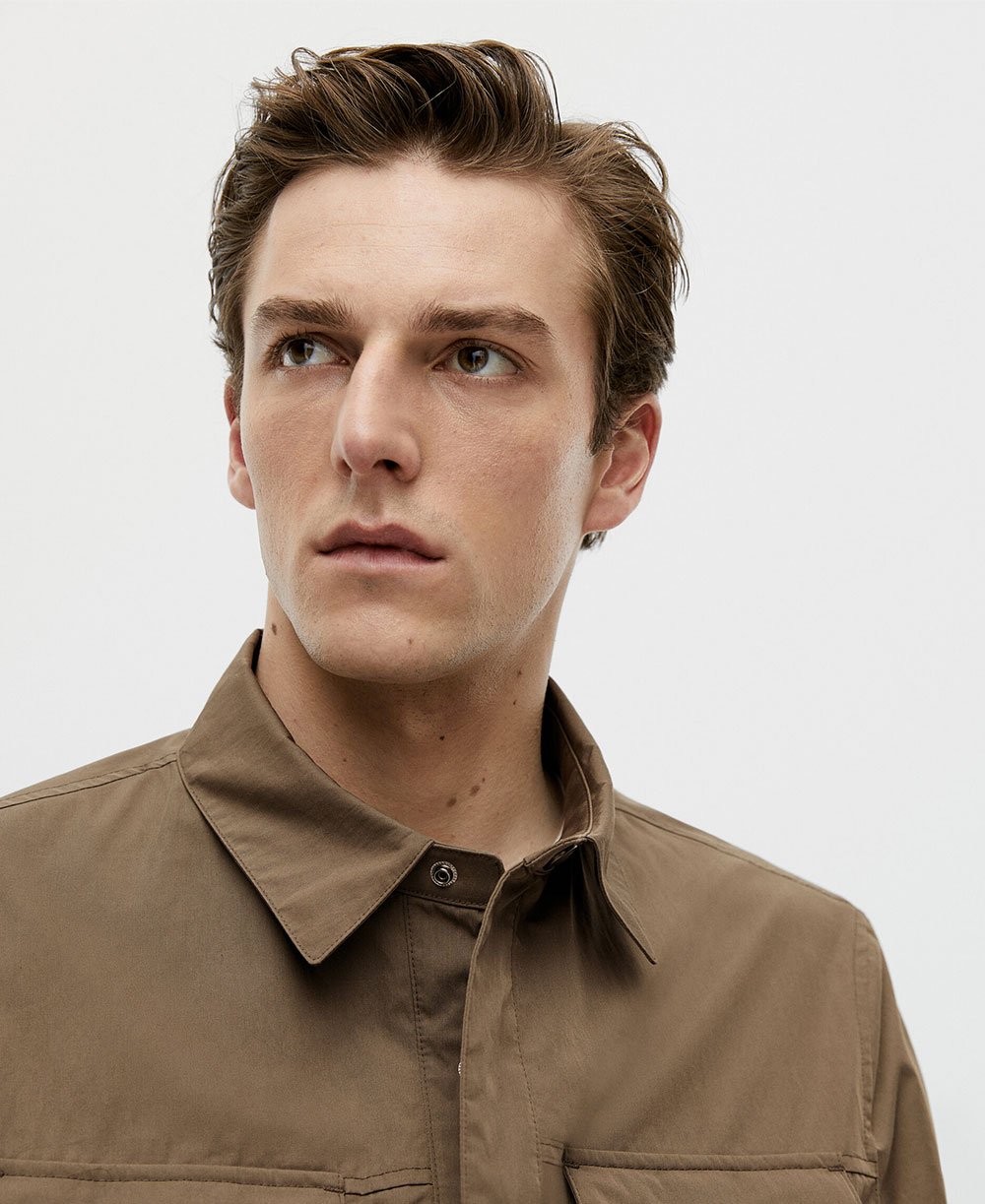 Openwork cotton top