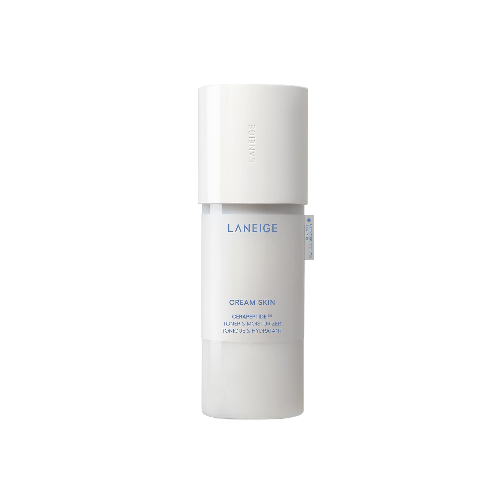 LANEIGE Cream Skin Refillable Toner & Moisturizer with Ceramides and Peptides: Korean Milky Toner, Amino Acid, Nourish, Hydrate, Barrier-Boosting, Visibly Firm