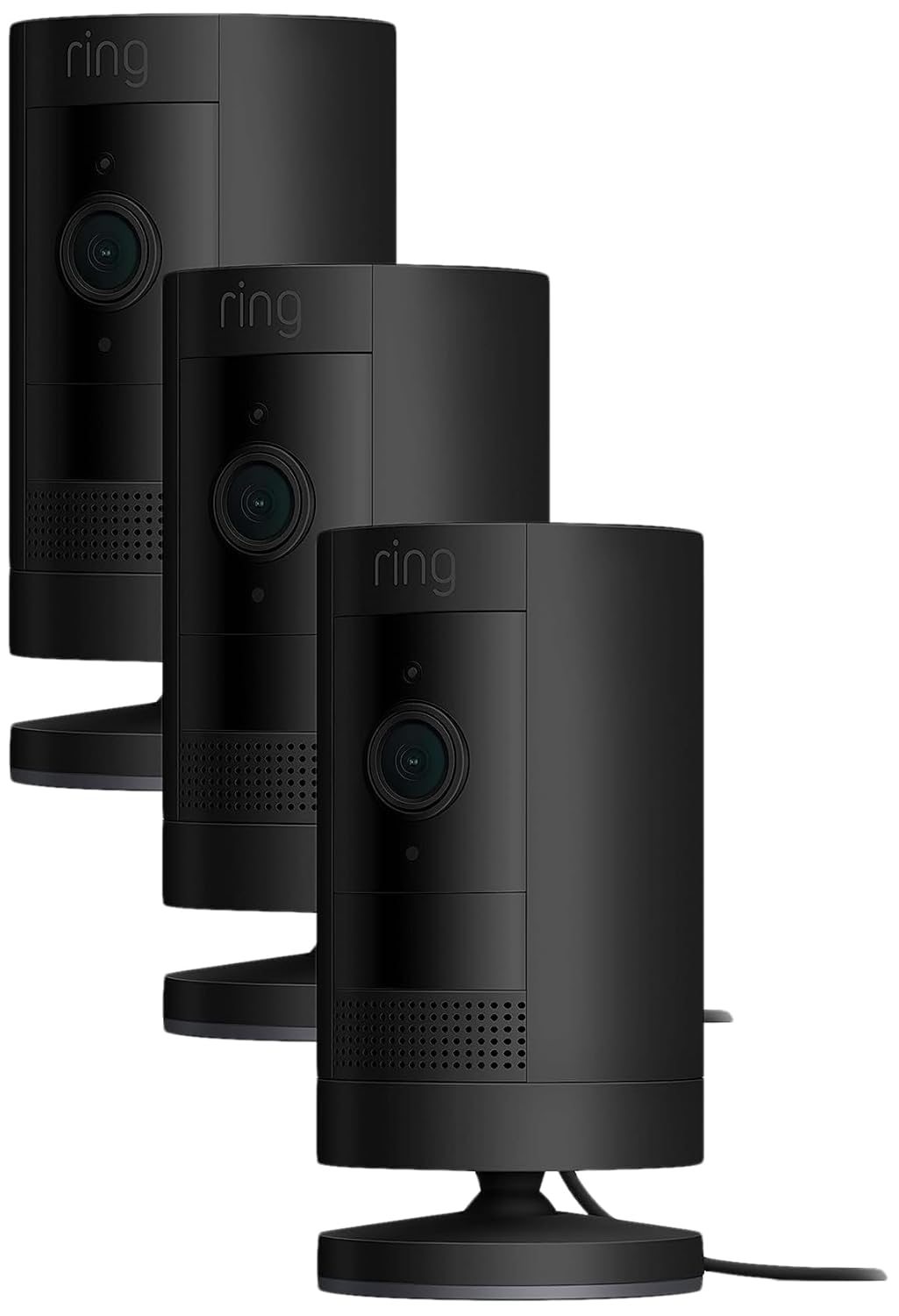 Ring Stick Up Cam Battery | Weather-Resistant Outdoor Camera, Live View, Color Night Vision, Two-way Talk, Motion alerts, Works with Alexa | Black