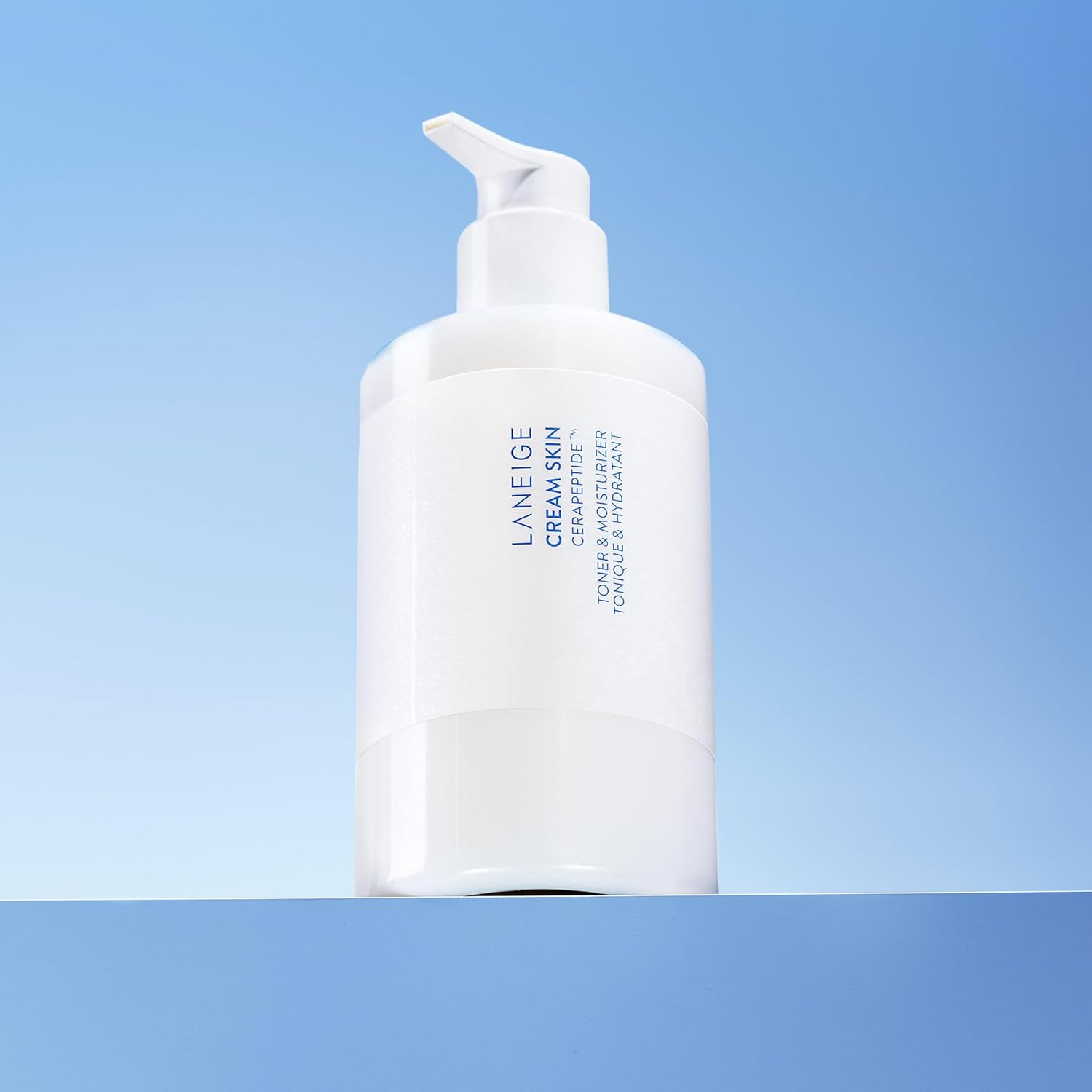 LANEIGE Cream Skin Refillable Toner & Moisturizer with Ceramides and Peptides: Korean Milky Toner, Amino Acid, Nourish, Hydrate, Barrier-Boosting, Visibly Firm