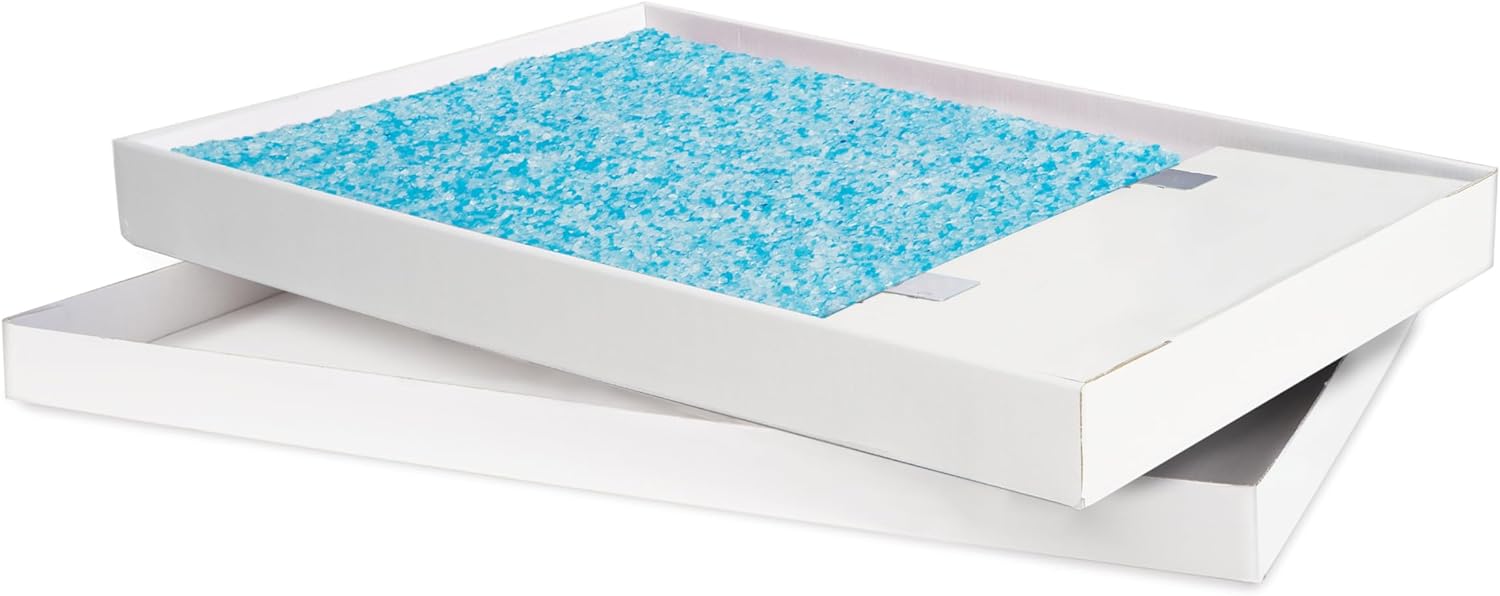PetSafe ScoopFree Crystal Cat Litter Tray Refills – Fresh Scent, 3-Pack – Disposable Tray – Includes Leak Protection & Low Tracking Litter – Absorbs Odors On Contact