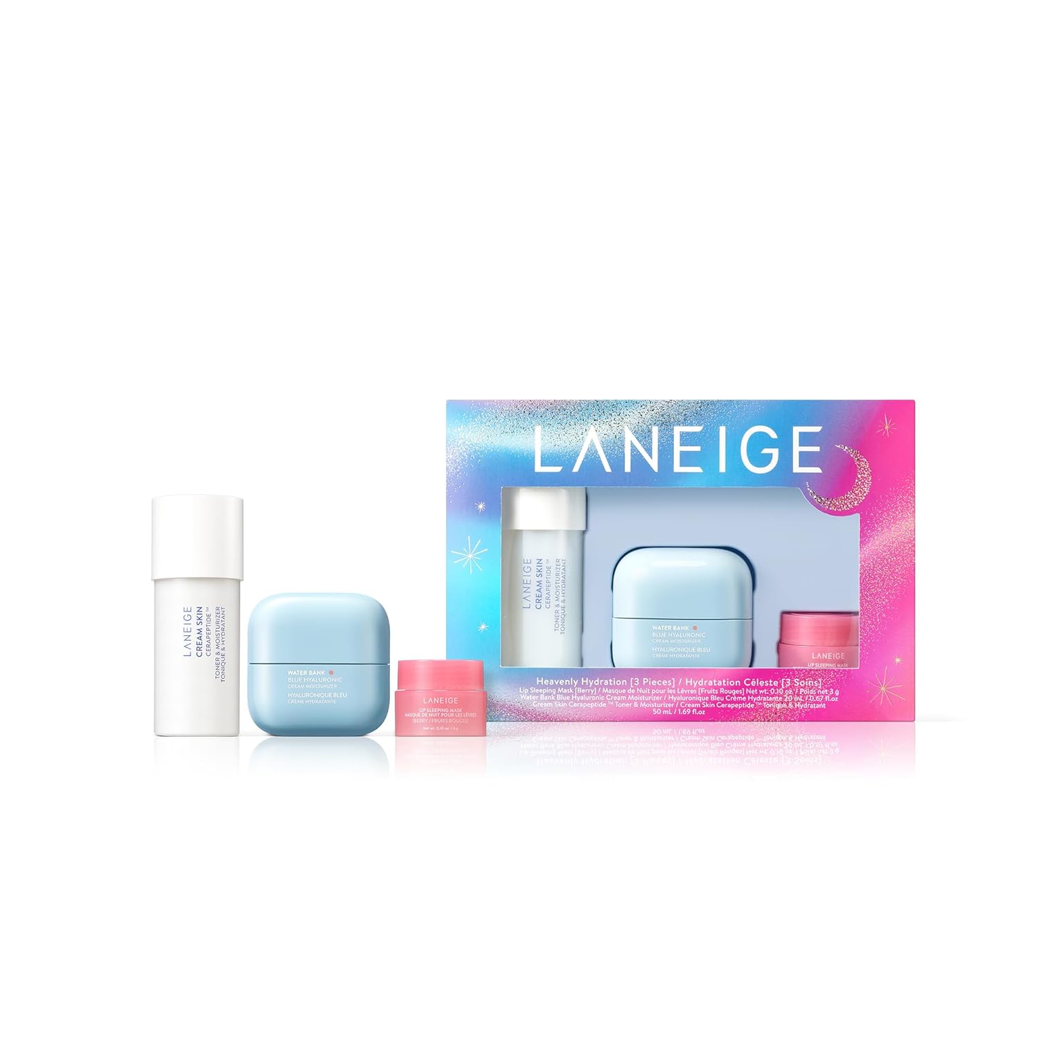 LANEIGE Water Bank Blue Hyaluronic Moisturizer: Barrier-Boosting Hydration, Squalane, Ceramide, Dermatologist-tested